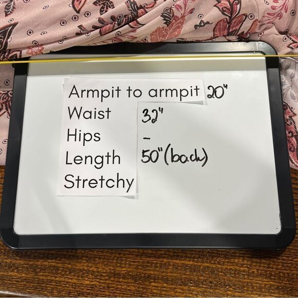 Maurice’s Floral Dusty Pink v-neck Maxi Dress with Short sleeves - Picture 9 of 14